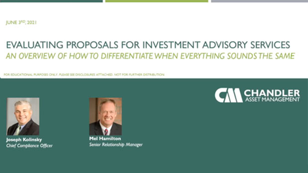 Evaluating Proposals for Investment Advisory Services
